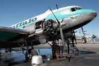 C-GPNR @ CYZF - Buffalo Airways DC 3