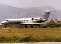 HZ-AFY @ LEBL - Ready for departure rwy 20 - by Shunn311