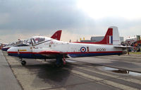 XS230 @ EGDM - BAC 84 Jet Provost T5P from MoD(PE) ETPS, Boscombe Down and seen at the Battle of Britain Airshow, A&AEE, Boscombe Down in 1990. - by Malcolm Clarke