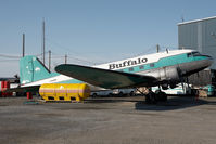 C-GJKM @ CYZF - Buffalo Airways DC 3