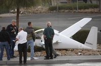 N555RX @ VGT - Damaged in forced landing off field VGT 10/30/2009 - by Las Vegas Sun