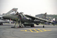 ZD353 @ EGCN - British Aerospace Harrier GR5 from RAF No 233 OCU, Wittering at RAF Finningley's Air Show 92 - by Malcolm Clarke