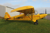 G-AMPG @ EGBG - 1946 Piper PA-12 at Leicester on the All Hallows Day Fly-in
