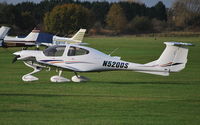 N520DS @ EGLM - Diamond DA40 visiting White Waltham - by moxy
