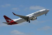 VH-VYC @ YPAD - Boeing 737-838 on take-off at Adelaide Int. - by Malcolm Clarke