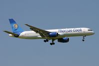 G-FCLD @ EGNT - Boeing 757-25F on approach to rwy 07 at Newcastle. - by Malcolm Clarke
