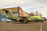 G-BSTA @ EGTC - British Aerospace BAe146-100 at Cranfield, UK. March 1989. - by Malcolm Clarke