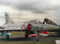 27 @ FAB - Mirage 2000C of EC 3/2 on display at the 1986 Farnborough Airshow. - by Peter Nicholson