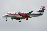 G-MAJB @ EGNT - British Aerospace Jetstream 4100 on approach to rwy 25 at Newcastle, UK. - by Malcolm Clarke