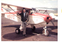 N5117Z @ KRHV - Ken Tomovick with first airplane (Flying Colts club) - by Sharon Delles