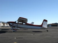 N2802A @ SZP - 1953 Cessna 180, Continental O-470-A 225 Hp, first year of production - by Doug Robertson