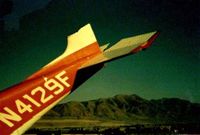 N4129F - Shortly after final flight on 27 Aug 1989 - by Mitch Roland