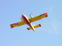 C-GQBG @ POC - Passing overhead enroute Puddingstone Lake for another load - by Helicopterfriend
