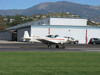 N91689 @ SZP - 1946 North American NAVION, Continental E-225 upgrade, taking the active-Young Eagles flight - by Doug Robertson