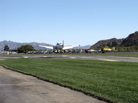 N91689 @ SZP - 1946 North American NAVION, Continental E-225 upgrade, flaps landing Rwy 04, Young Eagles flight - by Doug Robertson
