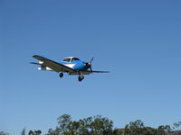 N8667H @ SZP - 1947 North American NAVION, 285 Hp Continental conversion, Young Eagles flight, on final for Runway 04, this aircraft has given about 600 Young Eagles rides-Bravo! - by Doug Robertson
