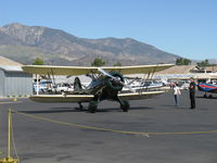 N110AS @ SZP - 2005 Waco Classic YMF-F5C, Jacobs R755B radial 275 Hp, taxi - by Doug Robertson