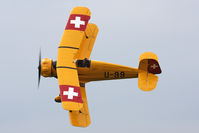 G-AXMT @ EGCJ - Doflug Bu-133C Jungmeister at Sherburn-in-Elmet Airfield, UK. - by Malcolm Clarke