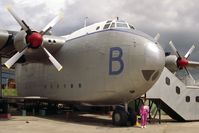 XB259 @ BEVERLEY - 1955 Blackburn Beverley C.1. In The Museum of Army Transport at Beverley, N. Yorks, UK in 1993. - by Malcolm Clarke