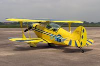 G-BTTR @ ELVINGTON - Aerotek Pitts S-2A at the Yorkshire Air Museum, Elvington, UK in 2004. - by Malcolm Clarke