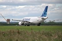 C-GLAT @ EGNT - Airbus A310-308 at Newcastle Airport, UK. - by Malcolm Clarke