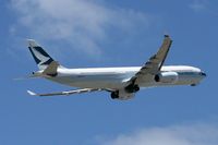 B-HLR @ YPAD - Airbus A330-343 on take-off at Adelaide Int. - by Malcolm Clarke