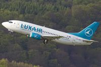 LX-LGP @ EDDR - departing Saarbrücken via whisky departure route - by FBE