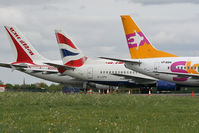 G-LGTG @ EGBP - Waiting for an appointment with the scrap man. - by MikeP
