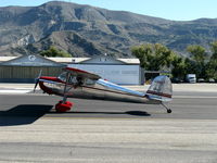 N72922 @ SZP - 1946 Cessna 140, Continental C85 85 Hp, taxi to Rwy 22 - by Doug Robertson