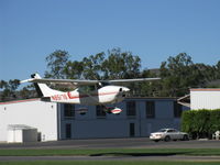 N8517S @ SZP - 1965 Cessna 182H SKYLANE, Continental O-470 230 Hp, landing Rwy 04 - by Doug Robertson