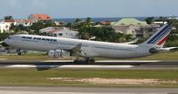 F-GLZS @ TNCM - Touch down for airfrance at TNCM - by Daniel Jef