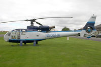 N505HA @ EGBR - Aerospatiale SA341G Gazelle At Breighton Airfield. - by Malcolm Clarke