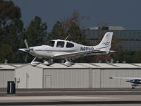 N411AP @ KSMO - N411AP arriving on RWY 21 - by Torsten Hoff
