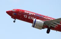 VH-VBL @ BNE - Victoria Vixen's Nose Art