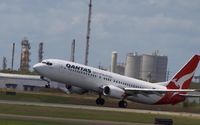 VH-VXD @ BNE - VH-VXD at moment of departure
