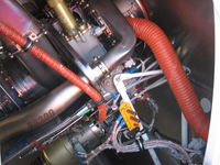 N466R @ KTOA - Rolls Royce engine on the Robinson R-66 - by Ehud Gavron