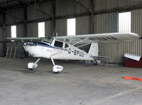 G-BPUU @ EGCJ - Cessna 140.  A lovely old tail dragger from way back in 1947! - by Malcolm Clarke