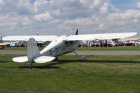 G-BPUU @ EGCJ - Cessna 140 at Sherburn's May Fly-In in 2004. - by Malcolm Clarke