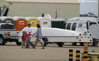N107JW @ NTU - Trailered in, ready to pop out
