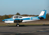 G-BBRC @ EGLK - RESIDENT FA-200-180 ABOUT TO RUN UP - by BIKE PILOT