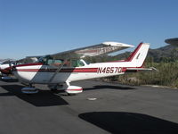 N4657Q @ SZP - 1973 Cessna 172M, Lycoming O-320-E2D 150 Hp - by Doug Robertson