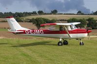 G-EJMG @ FISHBURN - Reims F150H.  A visitor from Bagby to Fishburn's VE Day in 2005. - by Malcolm Clarke