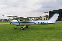 G-BAXU @ EGSF - Reims Cessna F150L at Peterborough Sibson Airfield, UK. - by Malcolm Clarke