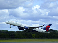 N705TW @ EGPH - Delta 97 lifts off from Edinburgh's runway 24 - by Mike stanners