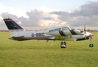 G-BBIC @ EGTC - Cessna 310Q at Cranfield Airport, UK in 1988. - by Malcolm Clarke