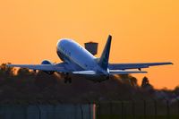 LX-LGP @ EDDR - departing into the sunset - by FBE