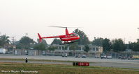 N4177R @ KFUL - 2008 Robinson Helicopter R44 - by Travis Taylor Photography