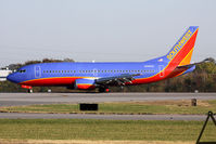 N316SW @ ORF - Southwest Airlines N316SW (FLT SWA2193) starting to exit RWY 5 after arrival from Chicago Midway Int'l (KMDW). - by Dean Heald