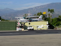 N739MB @ SZP - 1978 Cessna 172N SKYHAWK II, Lycoming O-320-E2D 150 Hp, landing Rwy 22 - by Doug Robertson