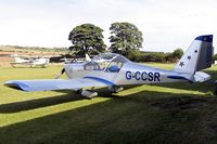 G-CCSR @ FISHBURN - Aerotechnik EV-97A Eurostar at Fishburn Airfield, UK in 2005. - by Malcolm Clarke